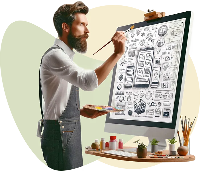 Webshop Designer Creating Magic