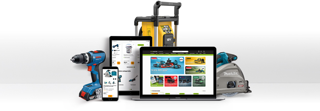 Toolnation webshop, a Younify client