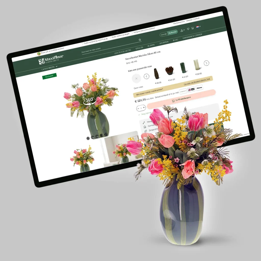 Custom media gallery and product video: rich product presentation on Hyvä for Maxifleur